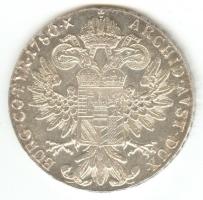 Ausztria 1780SF Tallér Ag "Mária Terézia" utánveret T:2 Austria 1780SF Thaler Ag "Maria Theresia" restrike C:XF