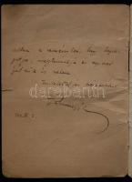 Zolnay Vilmos: A bridge-rummy szabályai. Dedikált! Bp., 1929. Tolnai József műantiquarium 52p