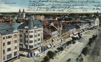 Debrecen Ferenc József út a zsinagógával
