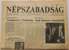 1990. május 17. Népszabadság: az Antall-kormány megalakulása