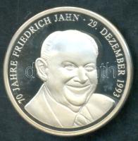 Ausztria 1993. "70 éves Friedrich Jahn" Ag(999) emlékérem (25,74g/40mm) T:PP Austria 1993. "70th Birthday ofn Friedrich Jahn" Ag(999) medallion (25,74g/40mm) C:PP