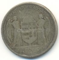 1930. 5P Ag "Horthy jobbra" T:3