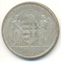 1930. 5P Ag "Horthy jobbra" T:3