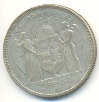 1930. 5P Ag "Horthy jobbra" T:3