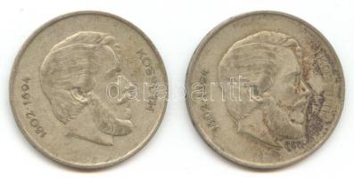 1947. 5Ft Ag "Kossuth" (2x) T:3