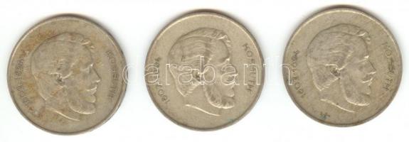 1947. 5Ft Ag "Kossuth" (3x) T:3