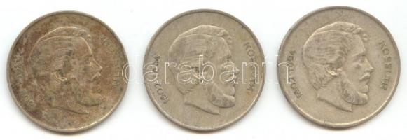 1947. 5Ft Ag "Kossuth" (3x) T:3