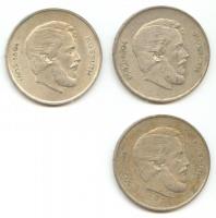 1947. 5Ft Ag "Kossuth" (3x) T:2-,3