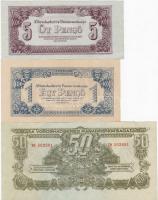 1944. "V.H." 1P,5P,50P T:I-