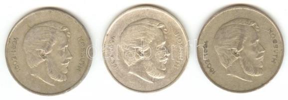 1947. 5Ft Ag "Kossuth" (3x) T:2-,3