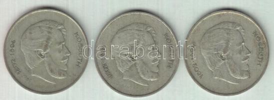 1947. 5Ft Ag "Kossuth" (3x) T:3