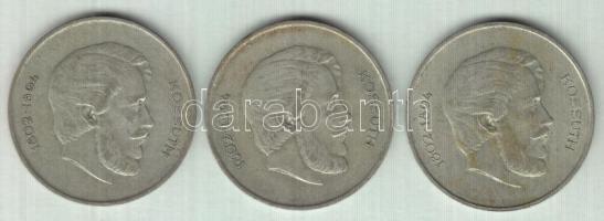 1947. 5Ft Ag "Kossuth" (3x) T:2-,3