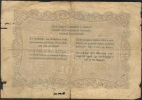 1848. 100Ft "Kossuth-bankó" T:IV R!