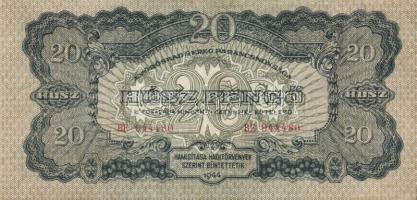 1944. 1P, 2P, 5P, 10P, 20P, 50P, 100P " A Vöröshadsereg Parancsnoksága" sor T:II,III,III-