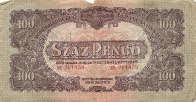 1944. 1P, 2P, 5P, 10P, 20P, 50P, 100P " A Vöröshadsereg Parancsnoksága" sor T:II,III,III-