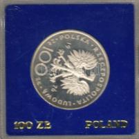 Lengyeloszág 1976. 100Zl "Kosciuszko" ezüst tokban T:PP