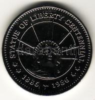 USA 1986. Dekoratív modern emlékérem "Statue of Liberty" T:PP
