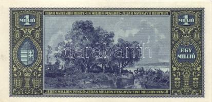 1945. 10.000P (2x) egyik felfelé csúszott nyomattal + 100.000P (2x) + 1.000.000P (2x) T:I-,II,II-