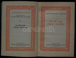 Komáromi János gyűjteményes kiadás 8 kötet. Genius Rt. aranyozott sorozatkötésben. Jó állaoptban