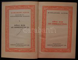 Komáromi János: Régi ház az országutnál  Bp. Dick Manó, Dedikált! Aranyozott sorozati vászonkötésben