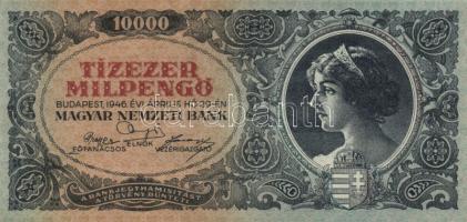 1946. 1.000.000.000P + 10.000MP (2x) kétféle színváltozat + 100.000MP + 1.000.000MP + 10.000BP + 100...