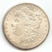 Amerikai Egyesült Államok 1901-O. 1$ Ag "Morgan" T:2
USA 1901-O. Morgan Dollar Ag C:XF