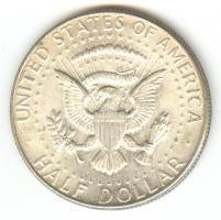 Amerikai Egyesült Államok 1968D. 1/2$ Ag Kennedy T:2 USA 1968D 1/2 Dollar Ag Kennedy C:XF