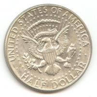 Amerikai Egyesült Államok 1966. 1/2$ Ag Kennedy T:2 USA 1966. 1/2 Dollar Ag Kennedy C:XF