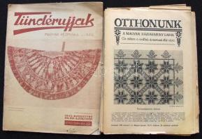 Különféle háború előtti kulturális és lakberendezési magazin az Otthonunk 3 majdnem teljes évfolyamá...