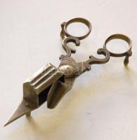 Régi gyertyaoltó olló / Vintage candle wick scissors 15cm