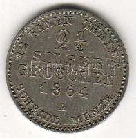 Német államok/ Poroszország 1864. 2 1/2Gr ezüst T:3