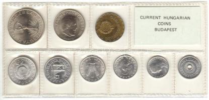 1981. 2f-10Ft 9db klf érmés forgalmi sor fóliatokban T:1