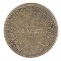 Ausztria 1870. 20Kr Ag T:3 Austria 1870. 20 Kreuzer Ag C:F