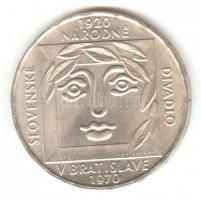 Csehszlovákia 1970. 25K Ag "Szlovák Nemzeti Színház" T:2
Czechoslovakia 1970. 25 Korun Ag ...