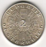 Ausztria 1928. 2Sch "Schubert" ezüst T:2