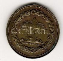 1860 körül "II. Rákóczi Ferenc - Kassa-Rodostó" bronz zseton T:3