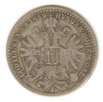 Ausztria 1869. 10Kr T:3 Austria 1869. 10 Kreuzer C:F