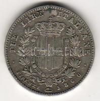 Olasz Államok/ Toszkana 1860. 2L ezüst T:3/4 pici ph R!