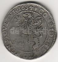 Hollandia/Friesland 1634. "Löwen-Daalder" ezüst T:4-