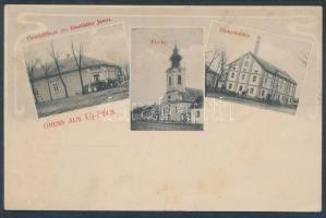 Újpécs / Újbécs with mill and the shop of János Umstädter (fl)