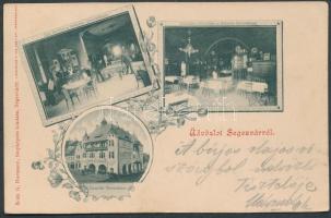 Segesvár Business hall interior, billiard room