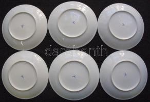 Vadászmotívumokkal díszített süteményes tányér szett 6db /
Dessert plate set with hunting motives d:...