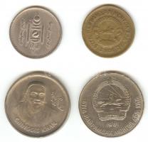 Mongólia 4db pénzérme T:2
Mongolia 4 metal coins C:XF