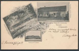 Magyarkanizsa / Ókanizsa with the shop of Sándor Szilágyi (EK)