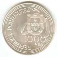 Portugália 1994. 1000Esc Ag &quot;Tordesillasi szerződés&quot; T:BU Portugal 1994. 1000 Escudos Ag &quot;Treaty of Tordesilhas&quot; C:BU