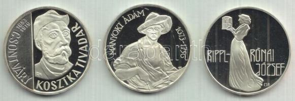 1977. 200Ft Ag 3klf "Festők II.-Mányoki, Rippl-Rónai, Csontváry" sor T:PP Csak 5-5000db!