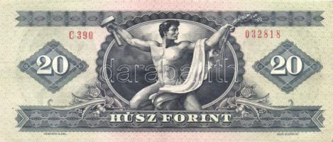 1980. 20Ft (4x) páronként egymás utáni sorszámmal T:II