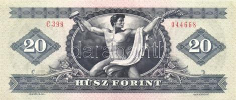 1980. 20Ft (4x) páronként egymás utáni sorszámmal T:II
