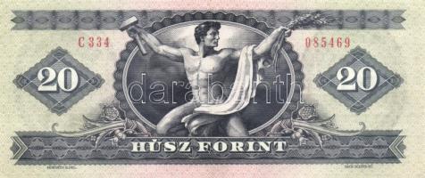 1980. 20Ft (4x) páronként egymás utáni sorszámmal T:II