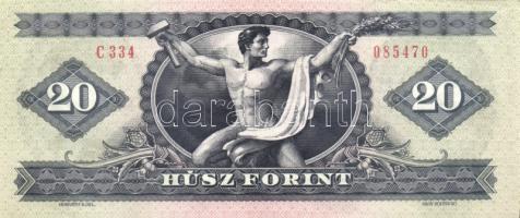 1980. 20Ft (4x) páronként egymás utáni sorszámmal T:II